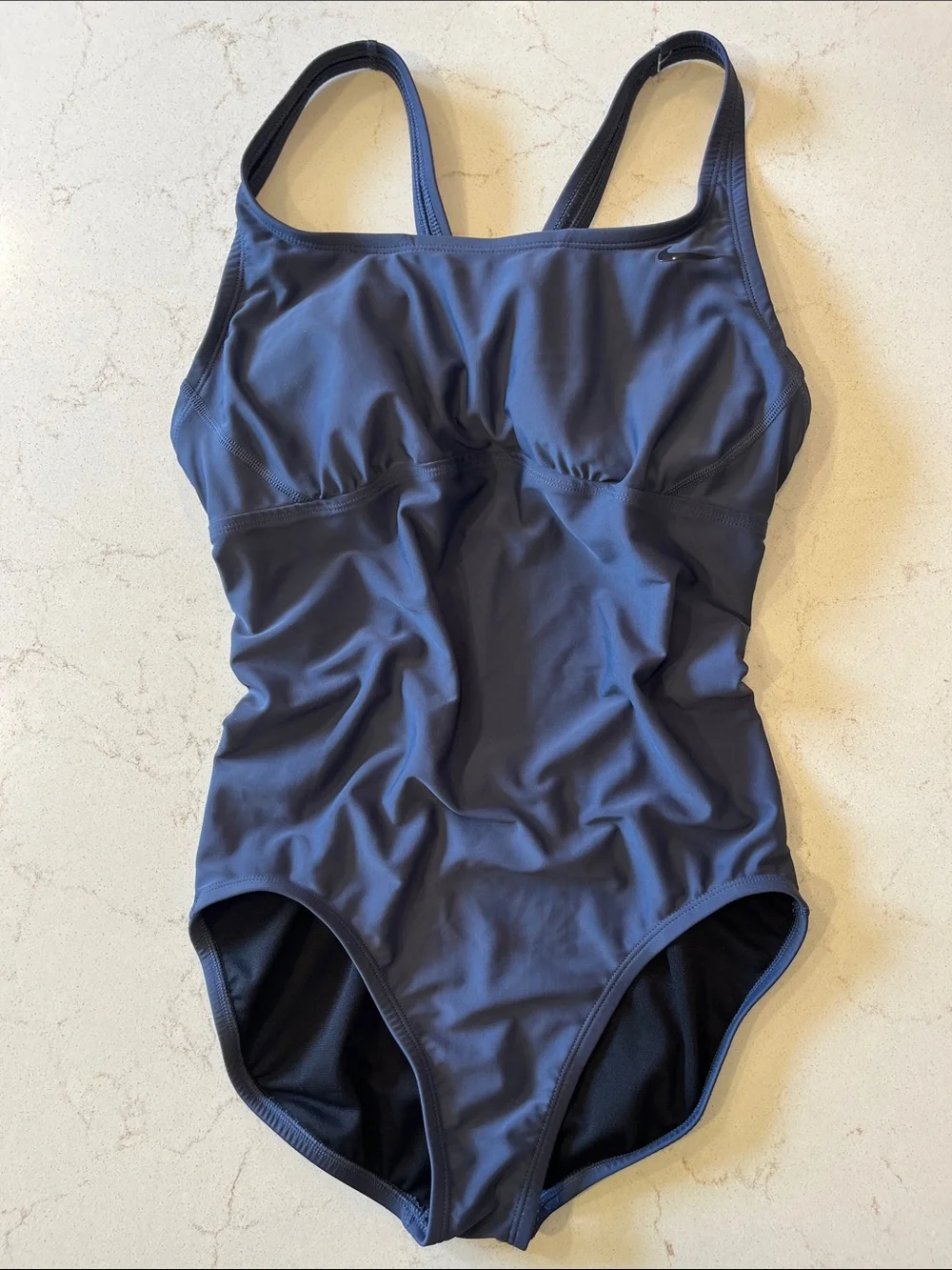 Nike Women's One-Piece Swimsuit — Navy Blue